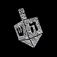 Hanukkah Dreidel - Women's Plus Word Art Tank Top