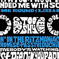 Women's Plus Word Art V-Neck - 80s One Hit Wonders