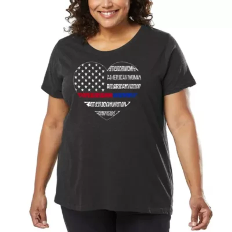 Women's Plus Word Art T-shirt