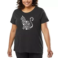 Cat Claws - Women's Plus Word Art T-Shirt