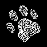 Women's Plus Word Art T-shirt - Dog Paw