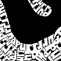 Stretching Cat - Women's Plus Word Art T-Shirt