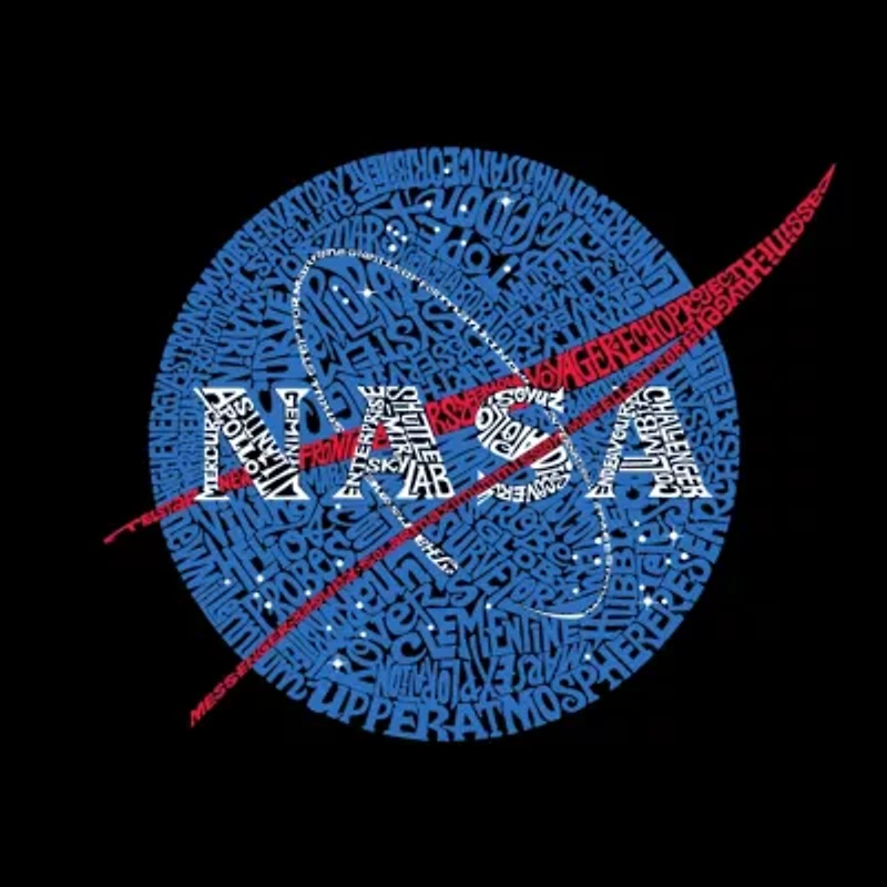 Women's Plus Word Art T-shirt - NASA's Most Notable Missions