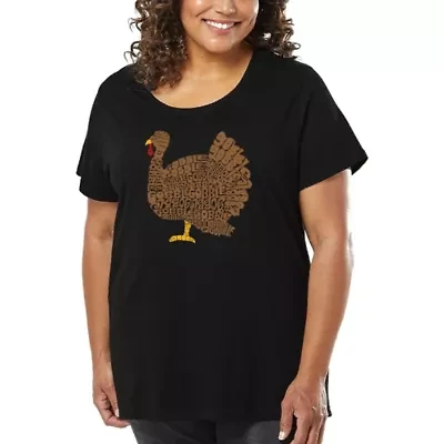 Thanksgiving - Women's Plus Word Art T-Shirt