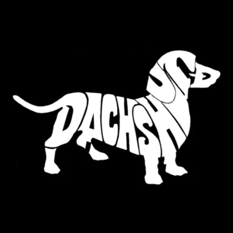 Women's Plus Word Art V-Neck - Dachshund