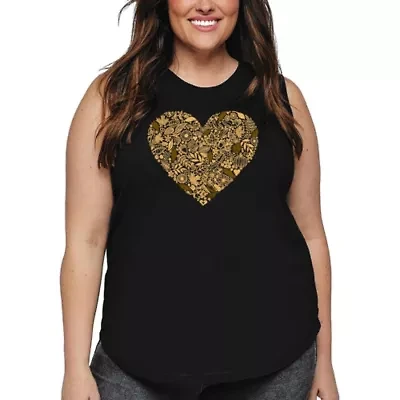 Fall Vibes  - Women's Plus Word Art Tank Top