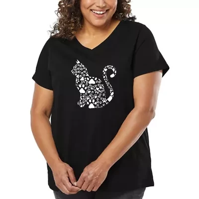Cat Claws - Women's Plus Word Art V-Neck