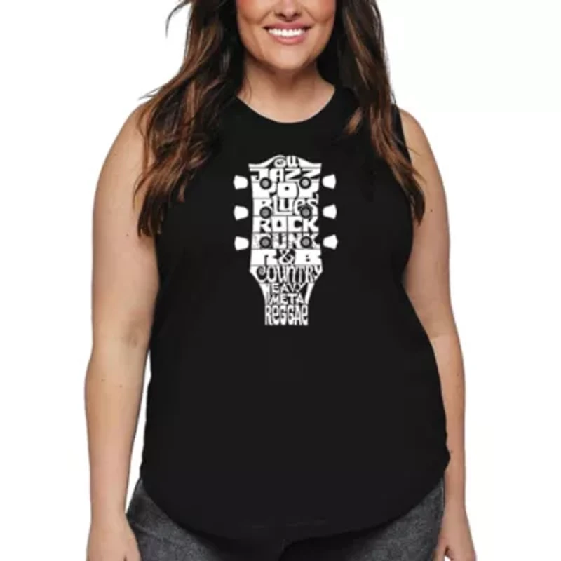 Women's Plus Word Art Tank Top