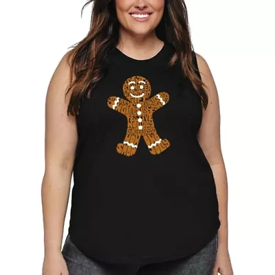 Gingerbread - Women's Plus Word Art Tank Top