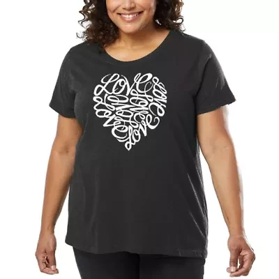 Women's Plus Word Art T-shirt