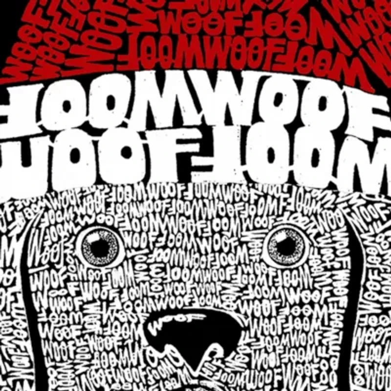 Christmas Peeking Dog - Women's Plus Word Art V-Neck