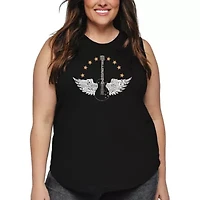 Country Female Singers - Women's Plus Word Art Tank Top