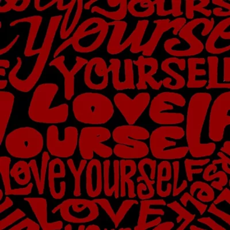 Love Yourself - Women's Plus Word Art Tank Top