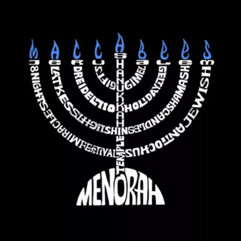 Menorah - Women's Plus Word Art Tank Top