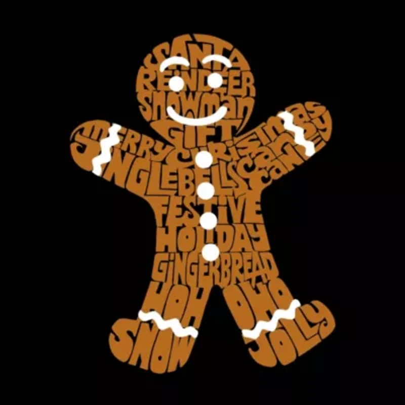 Gingerbread - Women's Plus Word Art V-Neck