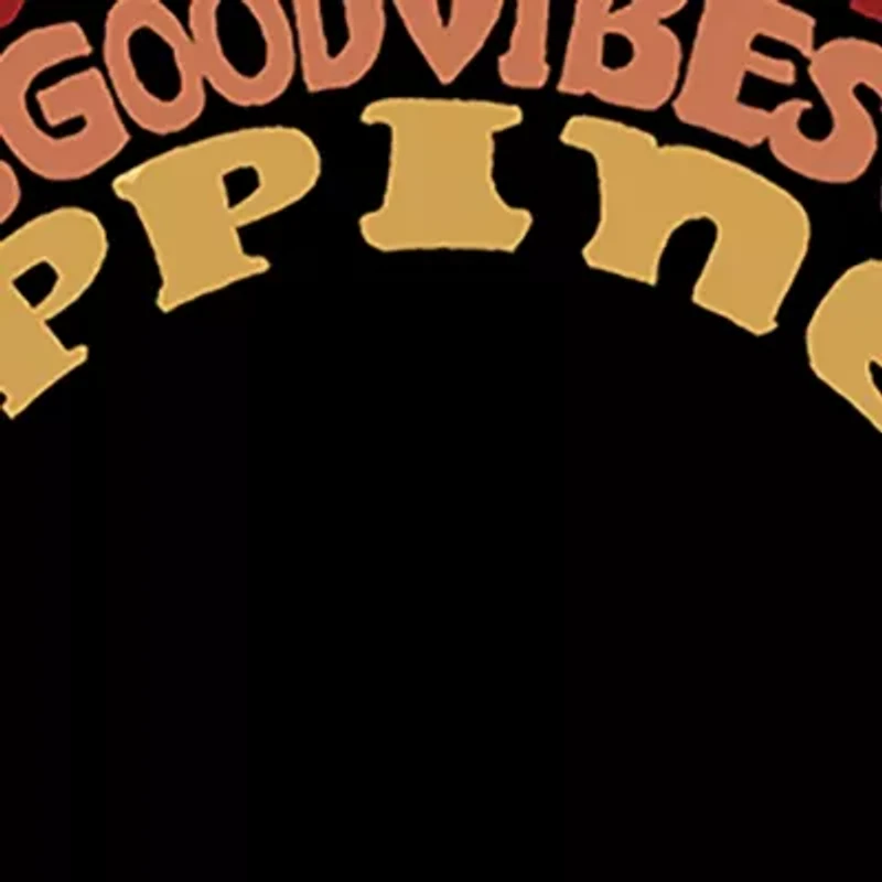 Women's Plus Word Art V-Neck - Good Vibes