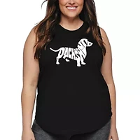 Women's Plus Word Art Tank Top