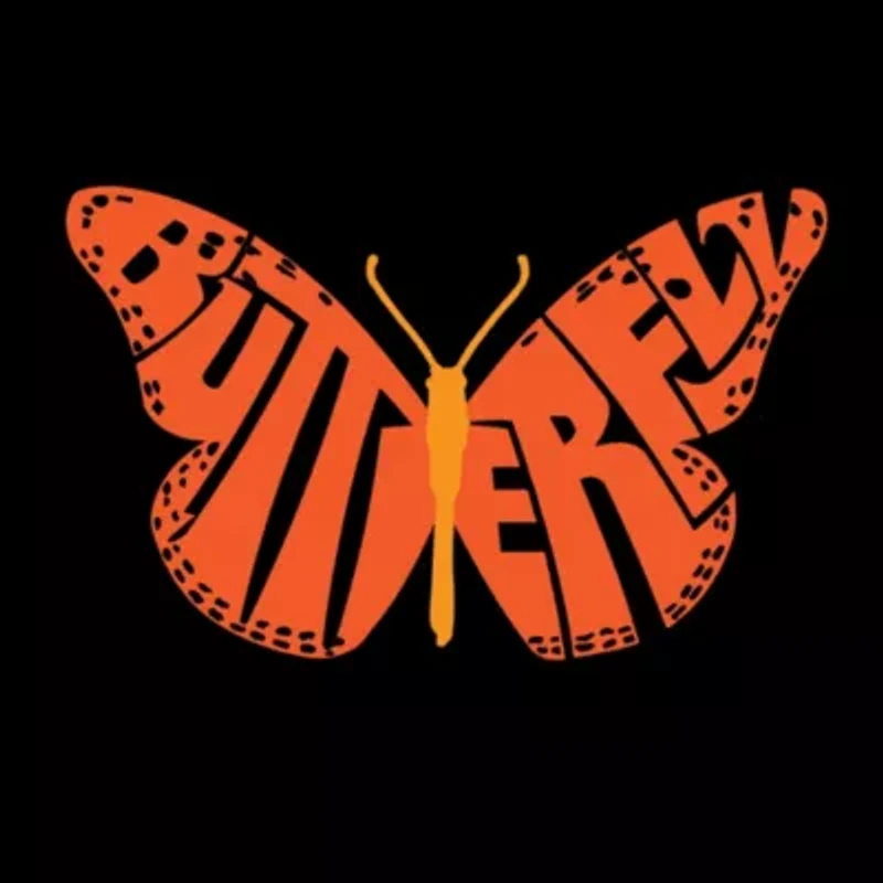 Butterfly - Women's Plus Word Art V-Neck