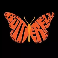 Butterfly - Women's Plus Word Art V-Neck