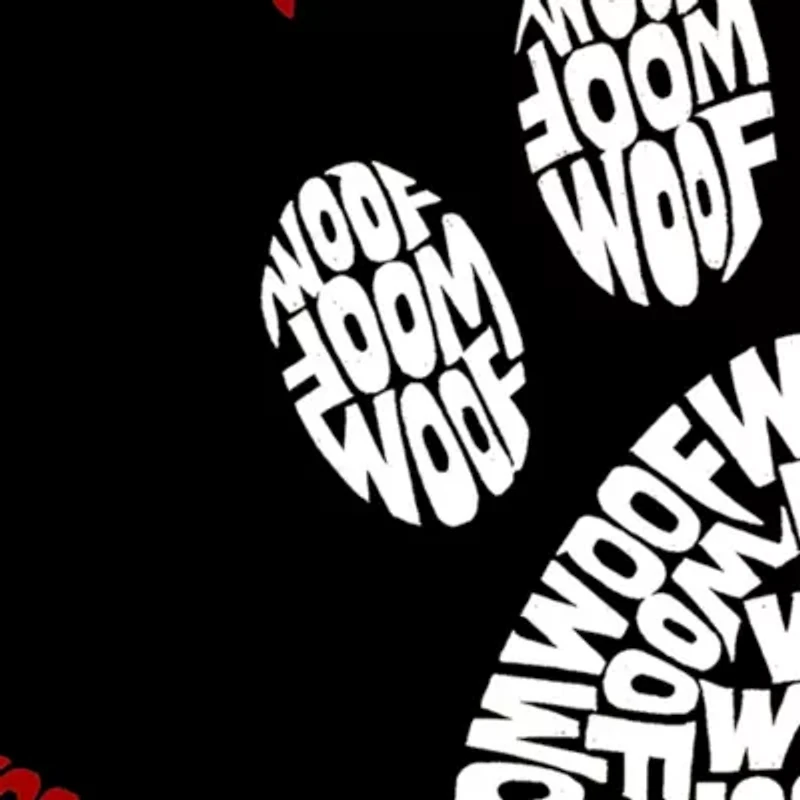 Paw Heart - Women's Plus Word Art V-Neck