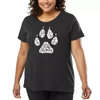 Women's Plus Word Art T-shirt