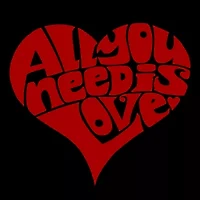 All You Need is Love - Women's Word Art Long Sleeve T-Shirt