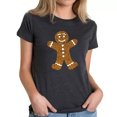 Gingerbread - Women's Premium Blend Word Art T-Shirt