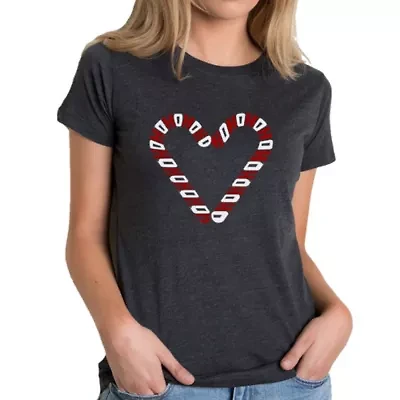 Candy Canes - Women's Premium Blend Word Art T-Shirt