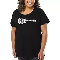 Women's Plus Word Art T-shirt - COME TOGETHER