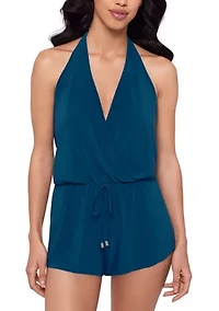 Solid Bianca Swim Romper