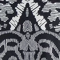 Maternity Black Paisley Long Sleeve Tunic Top