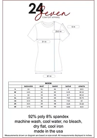Cap Sleeve Maternity Tunic Top with Soft Flare Hem