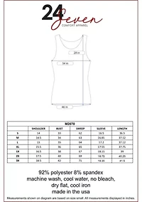 V Neck Maternity Tunic Tank Top with Round Hemline