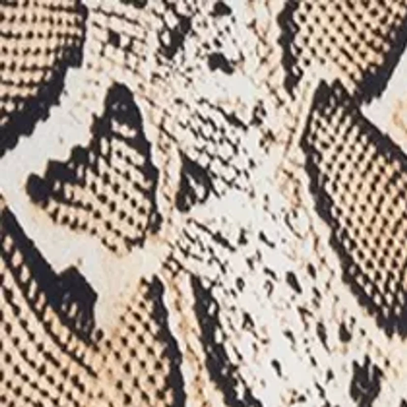Maternity Snake Print Three Quarter Sleeve Tunic Top