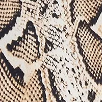 Maternity Snake Print Three Quarter Sleeve Tunic Top