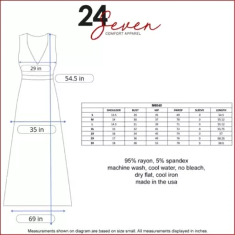 V Neck Sleeveless Maternity Maxi Dress with Belt