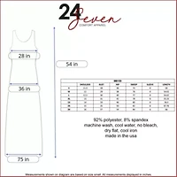 Scoop Neck Sleeveless Maternity Maxi Dress with Pockets