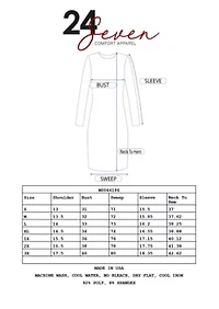 Fit and Flare Scoop Neck Maternity Dress