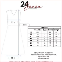 Maxi Maternity Sleeveless Dress with Pockets