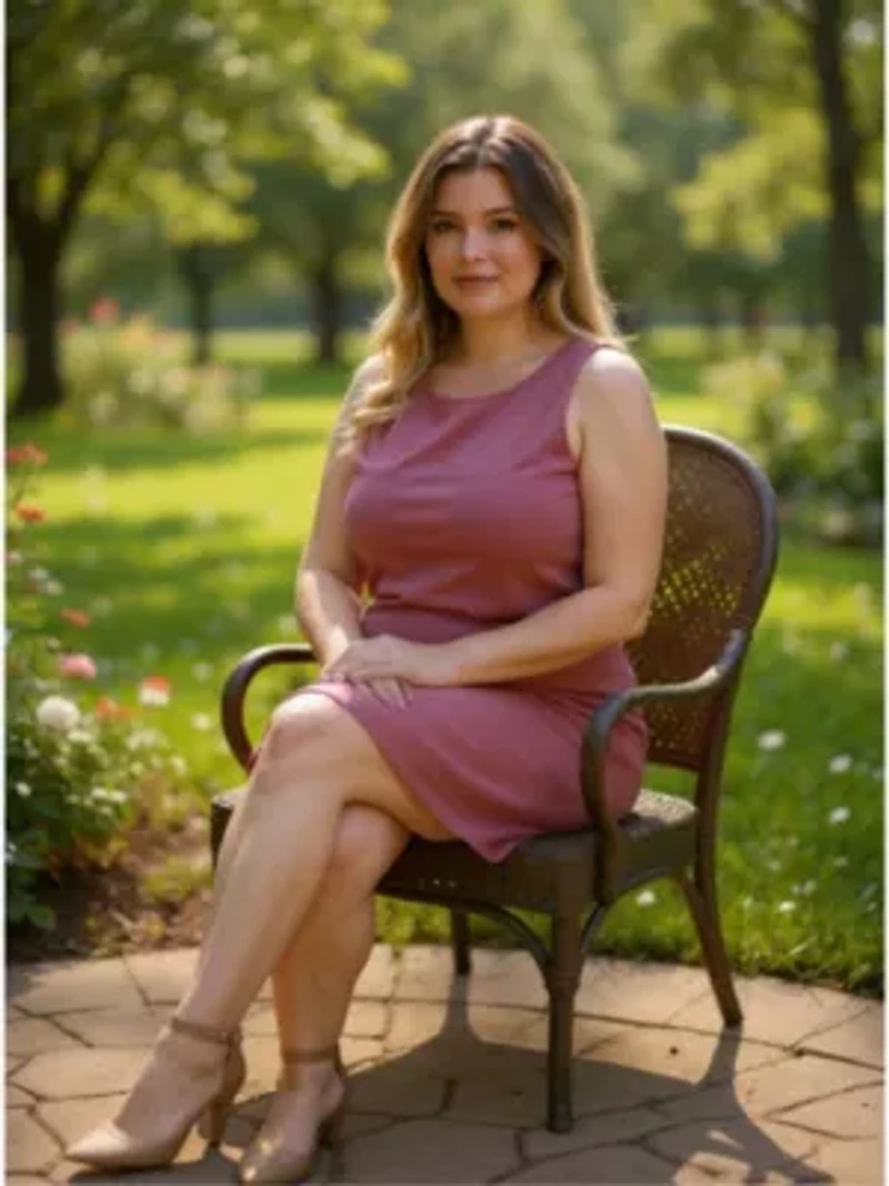 Plus Solid Round Neck Sleeveless Mini Shift Dress