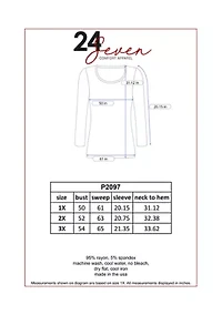 Plus Bell Sleeve Loose Fit Tunic Top