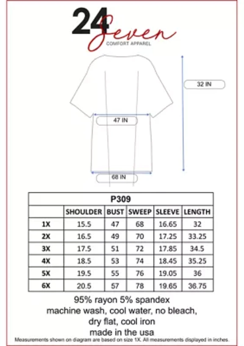 Plus Elbow Length Sleeve Open Front Cardigan
