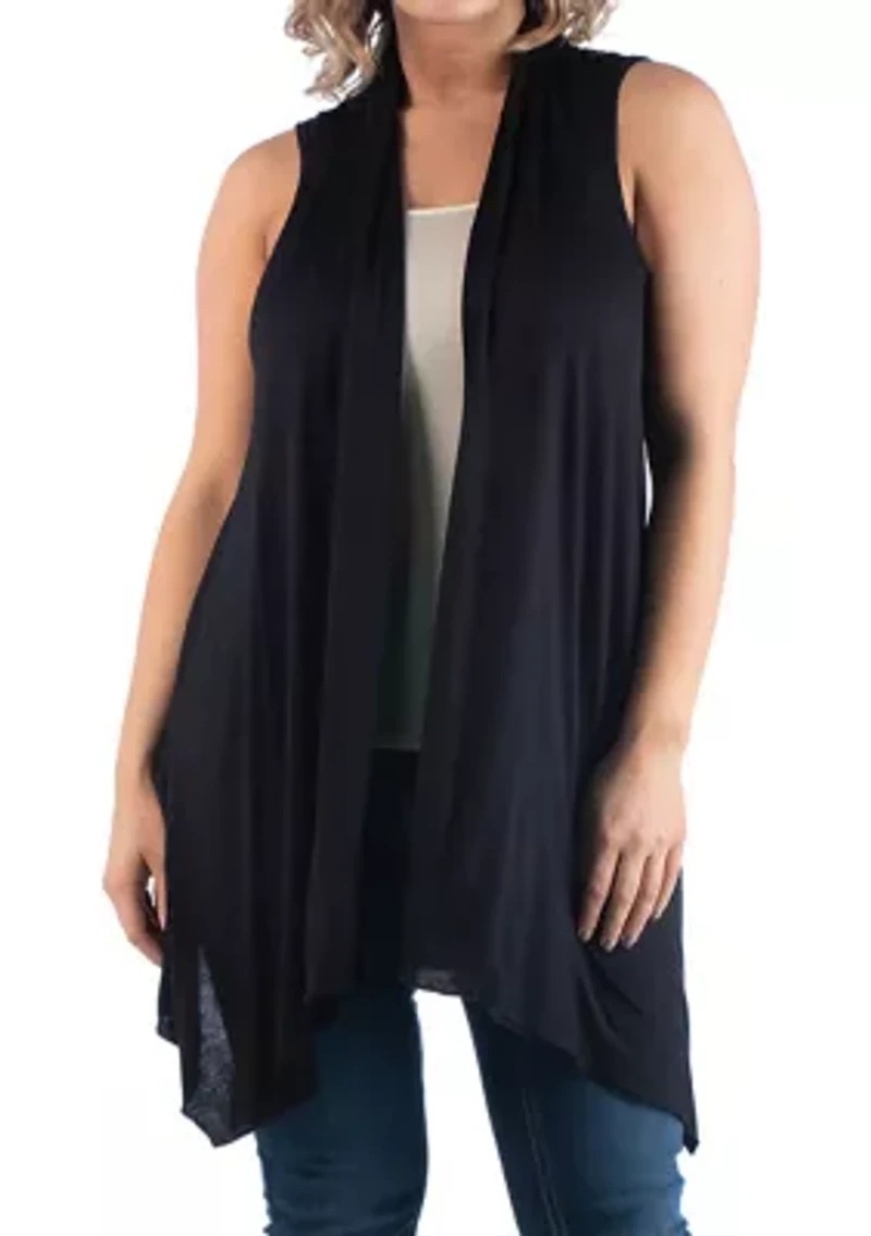 Plus Asymmetric Cardigan
