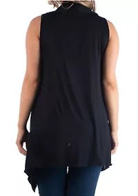 Plus Asymmetric Cardigan