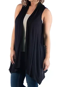 Plus Asymmetric Cardigan