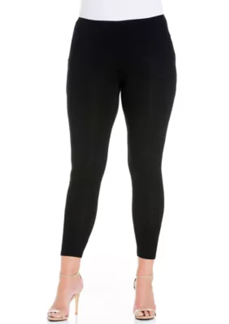 Plus Comfortable Ankle Length  Leggings