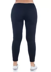 Plus Comfortable Ankle Length Stretch Leggings