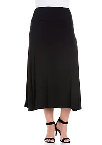 Plus Maxi Skirt