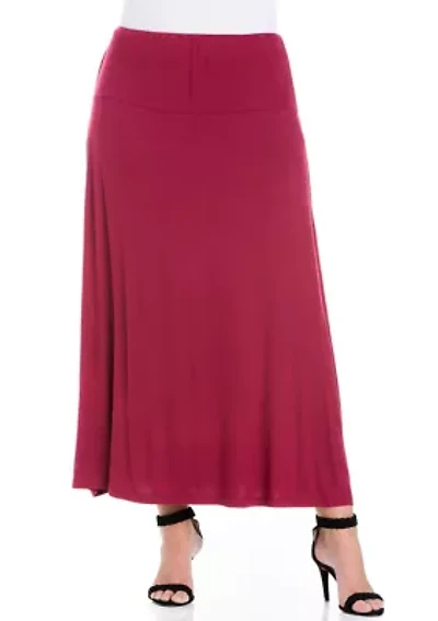 Plus Maxi Skirt