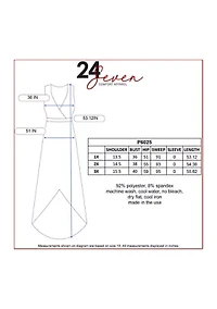 Plus High Low Party Dress with Pockets